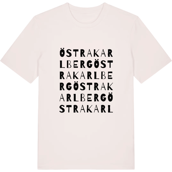 Östra Karlberg ordlek t-shirt – t-shirt från PinShirt