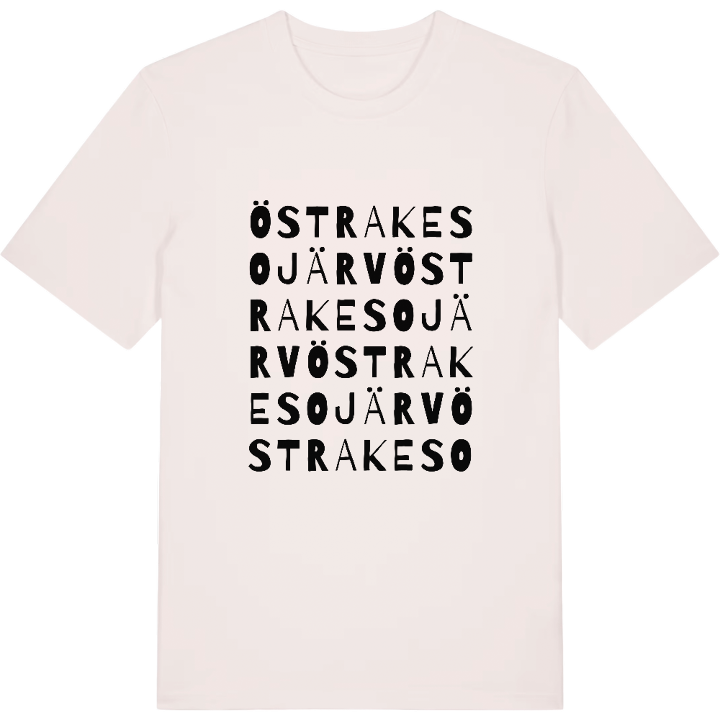 Östra Kesojärv ordlek t-shirt – t-shirt från PinShirt