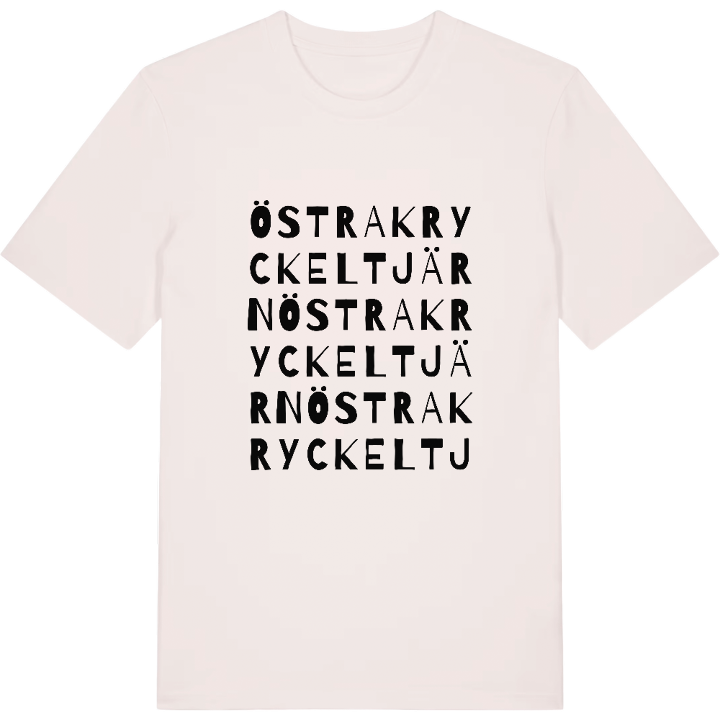 Östra Kryckeltjärn ordlek t-shirt – t-shirt från PinShirt