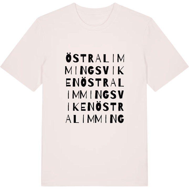 Östra Limmingsviken ordlek t-shirt – t-shirt från PinShirt