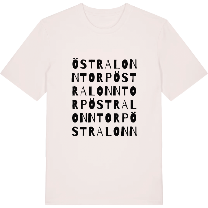 Östra Lonntorp ordlek t-shirt – t-shirt från PinShirt