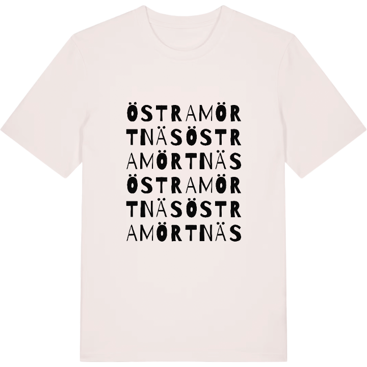 Östra Mörtnäs ordlek t-shirt – t-shirt från PinShirt