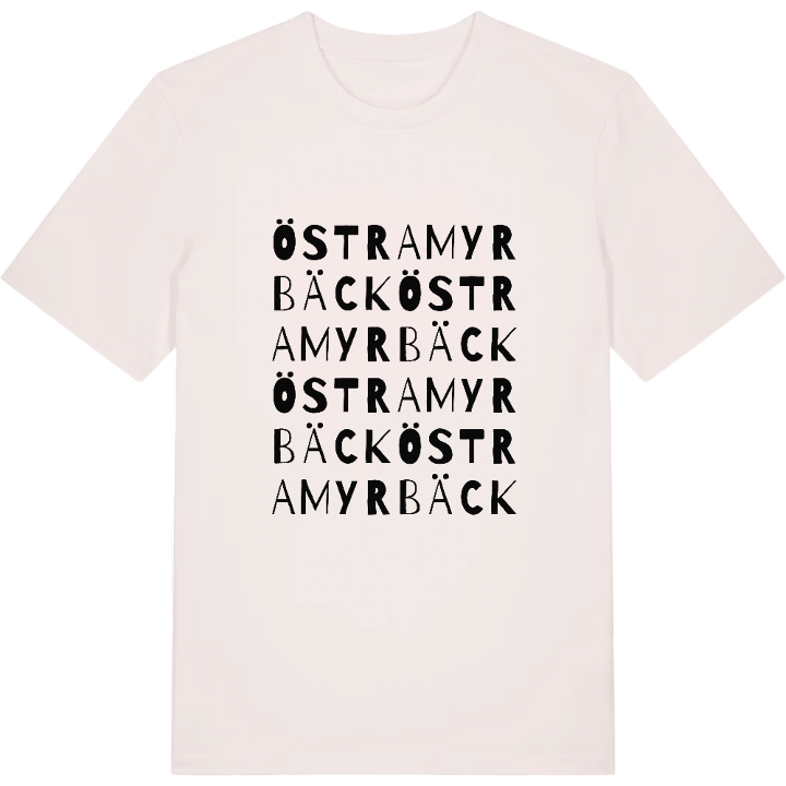 Östra Myrbäck ordlek t-shirt – t-shirt från PinShirt