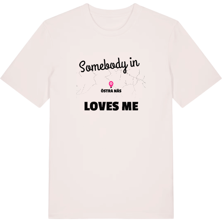 Någon i Östra Näs älskar mig t-shirt – t-shirt från PinShirt