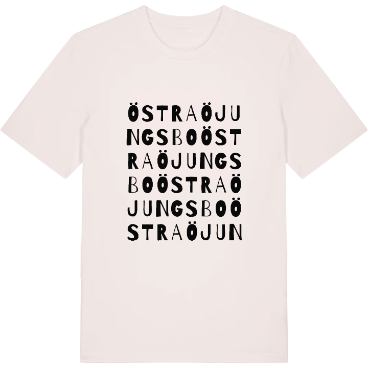 Östra Öjungsbo ordlek t-shirt – t-shirt från PinShirt