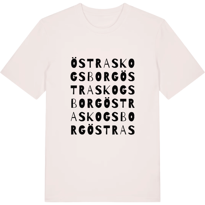 Östra Skogsborg ordlek t-shirt – t-shirt från PinShirt