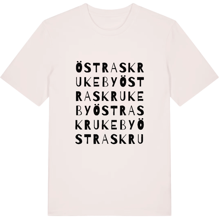 Östra Skrukeby ordlek t-shirt – t-shirt från PinShirt