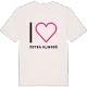 Jag älskar Östra Slingsö t-shirt stort tryck