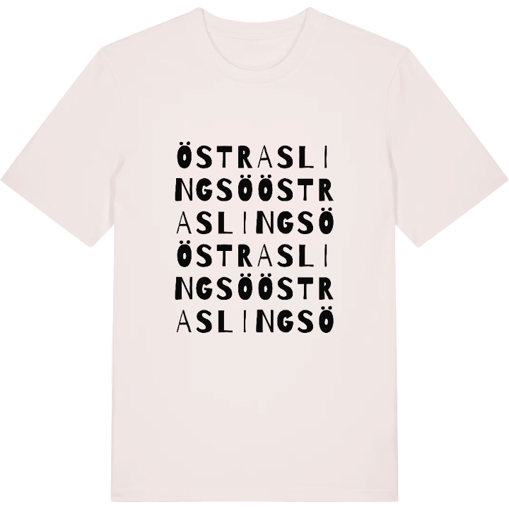 Östra Slingsö ordlek t-shirt – t-shirt från PinShirt