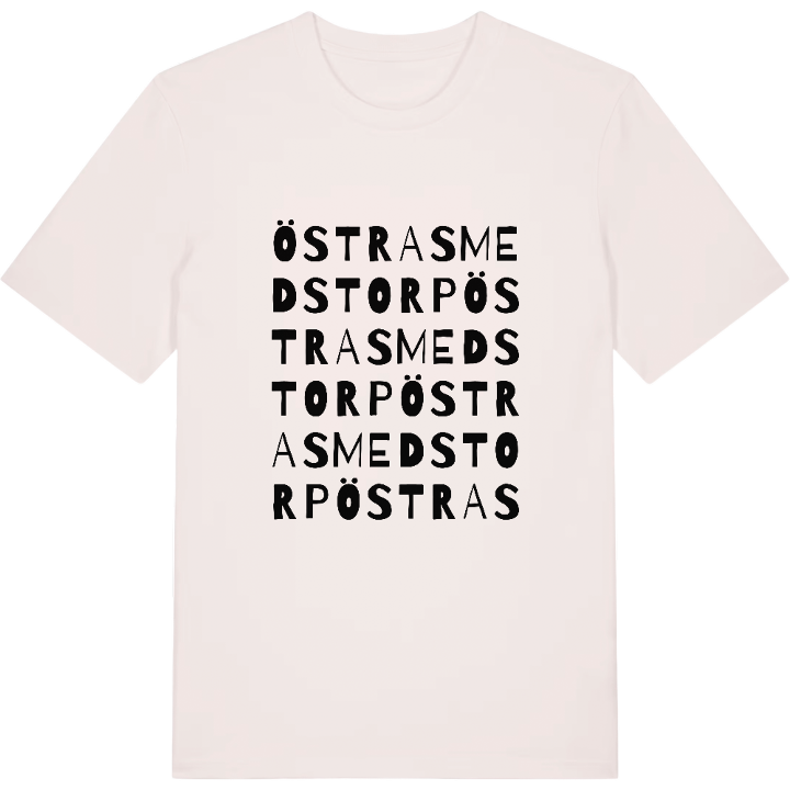 Östra Smedstorp ordlek t-shirt – t-shirt från PinShirt