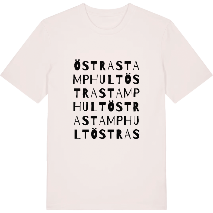 Östra Stamphult ordlek t-shirt – t-shirt från PinShirt