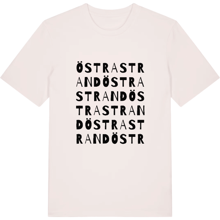 Östra Strand ordlek t-shirt – t-shirt från PinShirt