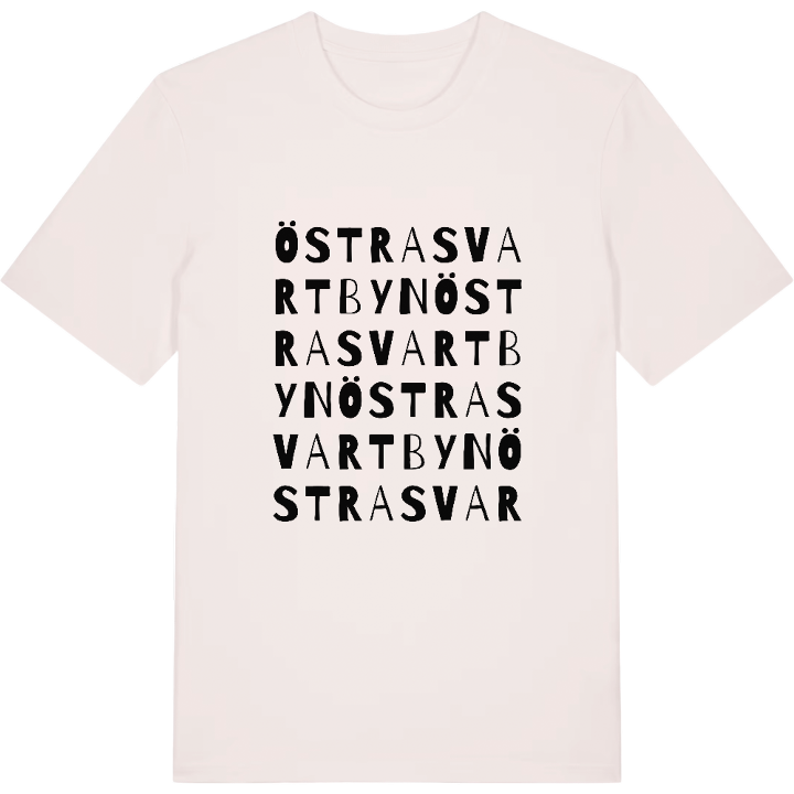 Östra Svartbyn ordlek t-shirt – t-shirt från PinShirt