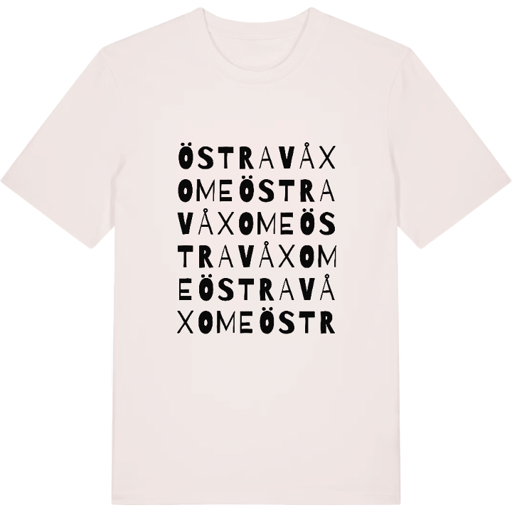 Östra Våxome ordlek t-shirt – t-shirt från PinShirt
