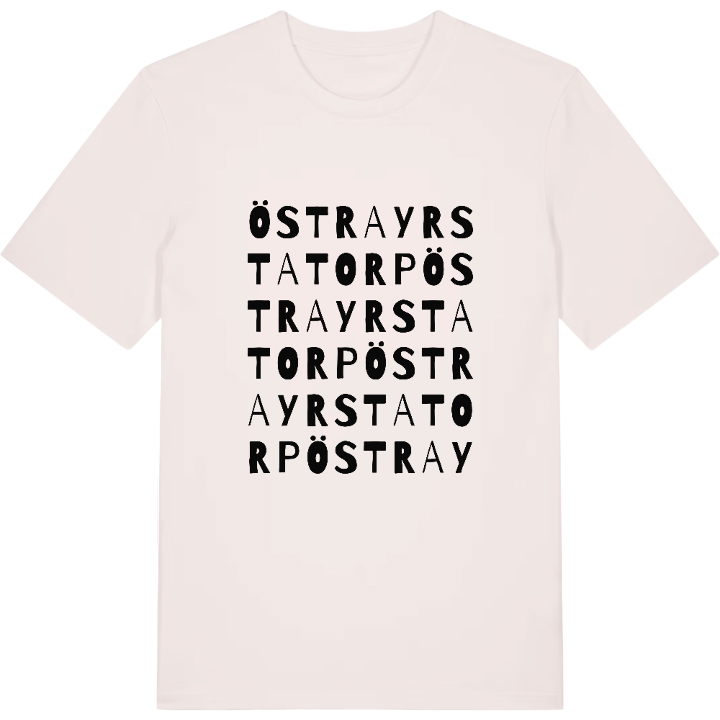 Östra Yrstatorp ordlek t-shirt – t-shirt från PinShirt