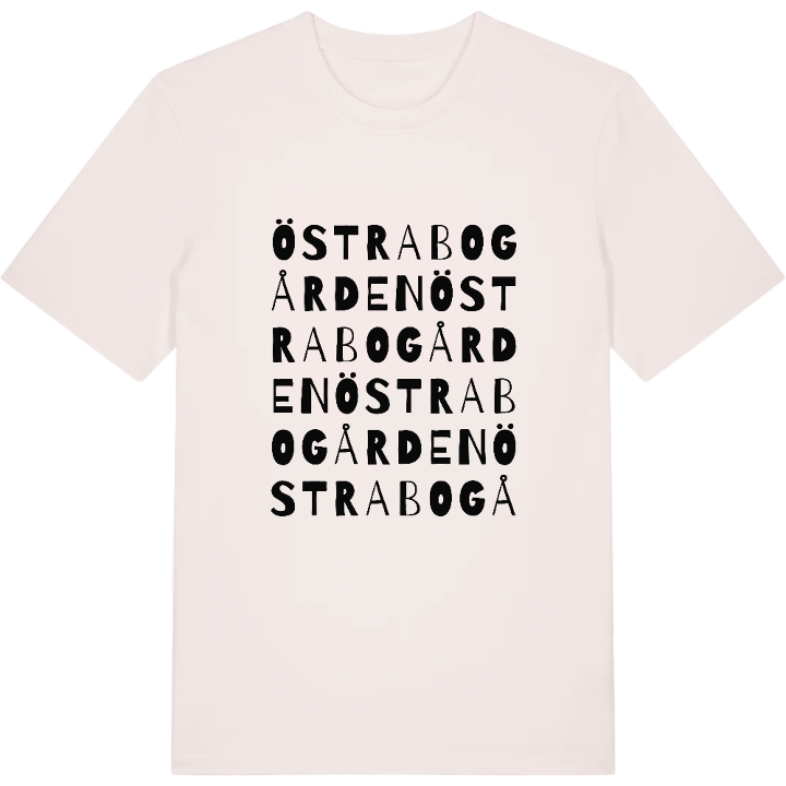 Östrabogården ordlek t-shirt – t-shirt från PinShirt