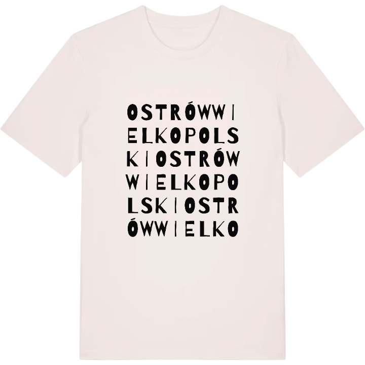 Ostrów Wielkopolski ordlek t-shirt – t-shirt från PinShirt