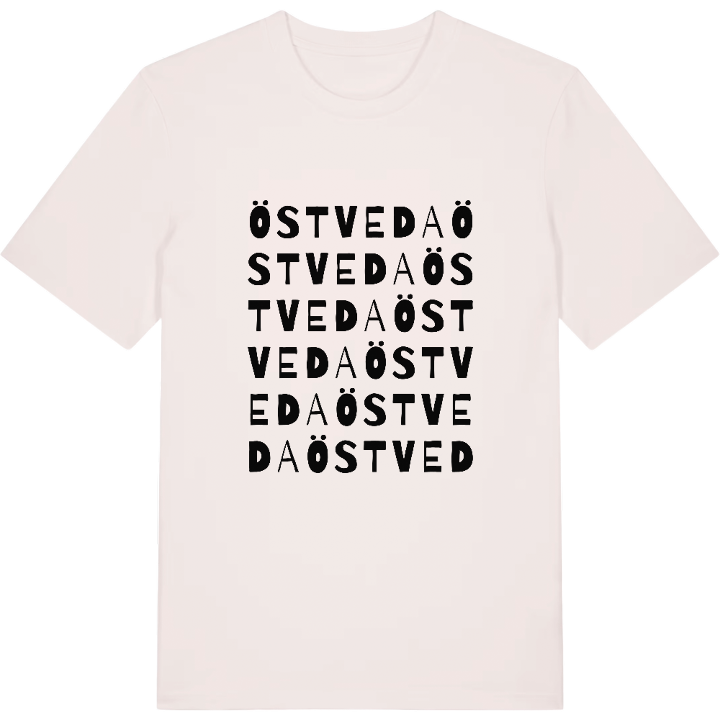 Östveda ordlek t-shirt – t-shirt från PinShirt
