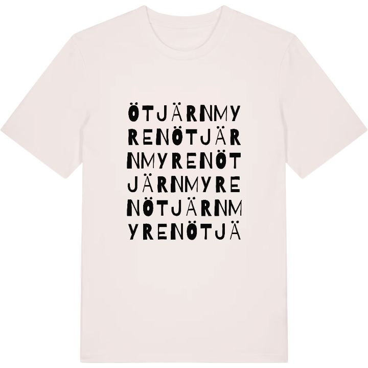 Ötjärnmyren ordlek t-shirt – t-shirt från PinShirt