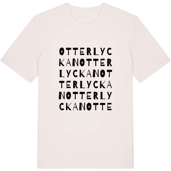 Otterlyckan ordlek t-shirt – t-shirt från PinShirt