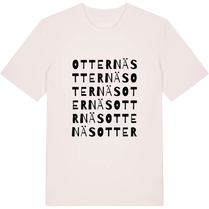 Otternäs ordlek t-shirt – t-shirt från PinShirt