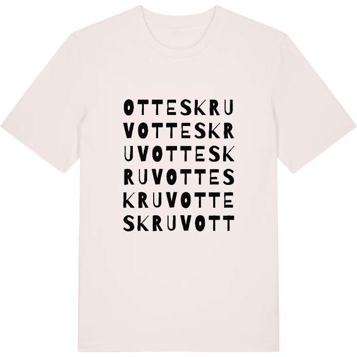 Otteskruv ordlek t-shirt – t-shirt från PinShirt