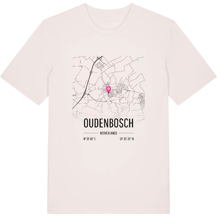Oudenbosch karta t-shirt – t-shirt från PinShirt
