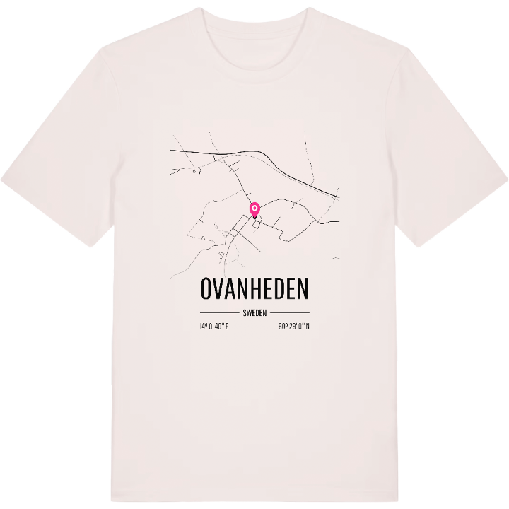 Ovanheden karta t-shirt – t-shirt från PinShirt
