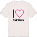 Jag älskar Överbyn t-shirt stort tryck
