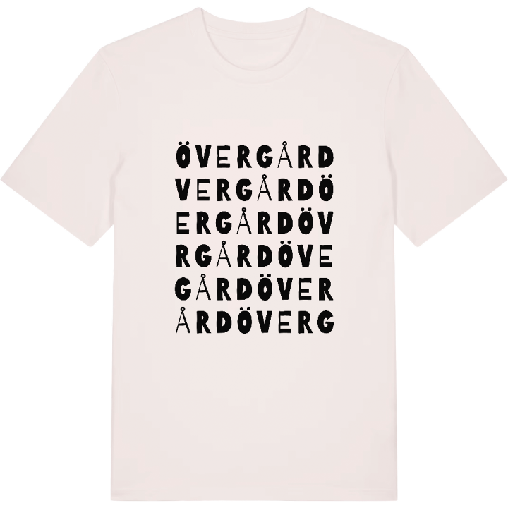 Övergård ordlek t-shirt – t-shirt från PinShirt