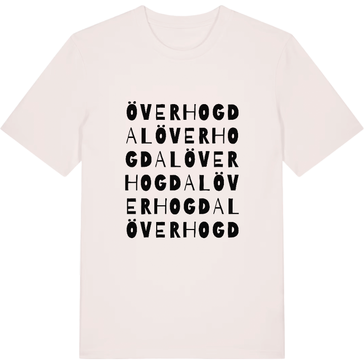 Överhogdal ordlek t-shirt – t-shirt från PinShirt