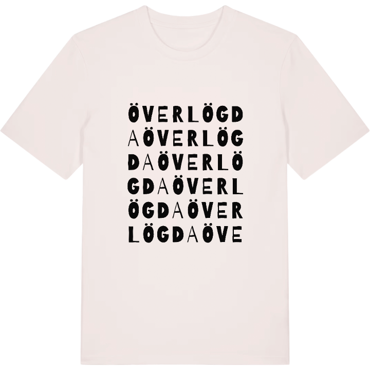 Överlögda ordlek t-shirt – t-shirt från PinShirt
