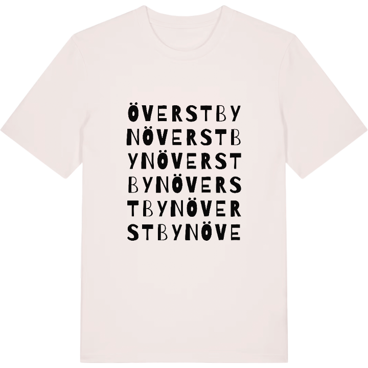Överstbyn ordlek t-shirt – t-shirt från PinShirt