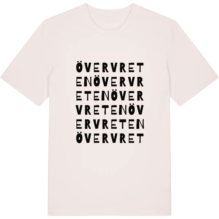 Övervreten ordlek t-shirt – t-shirt från PinShirt