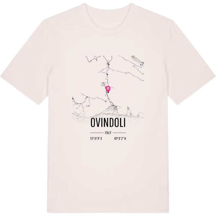 Ovindoli karta t-shirt – t-shirt från PinShirt
