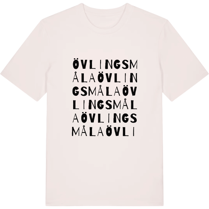Övlingsmåla ordlek t-shirt – t-shirt från PinShirt