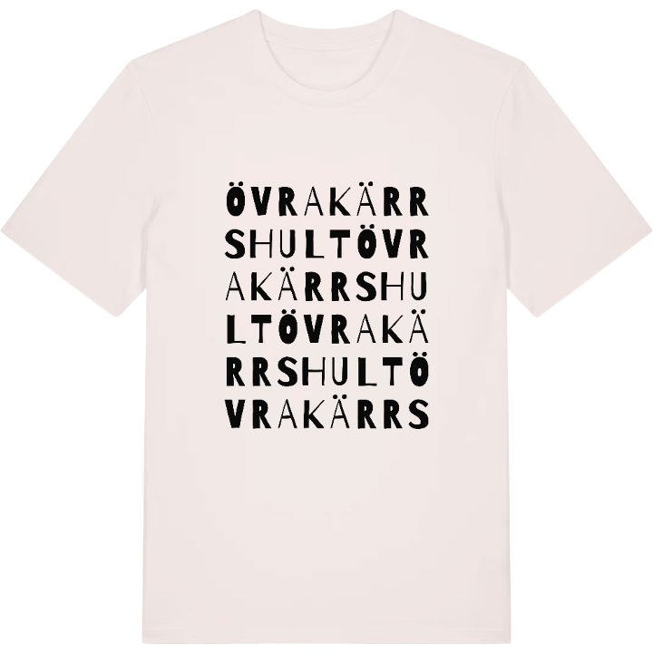 Övra Kärrshult ordlek t-shirt – t-shirt från PinShirt