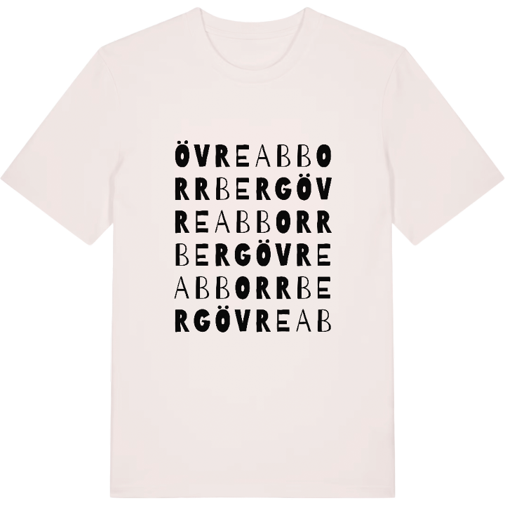 Övre Abborrberg ordlek t-shirt – t-shirt från PinShirt