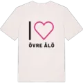 Jag älskar Övre Ålö t-shirt stort tryck