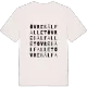 Övre Bålfallet ordlek t-shirt