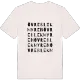 Övre Blekmyren ordlek t-shirt