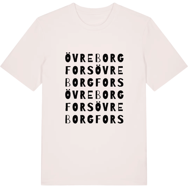 Övre Borgfors ordlek t-shirt – t-shirt från PinShirt