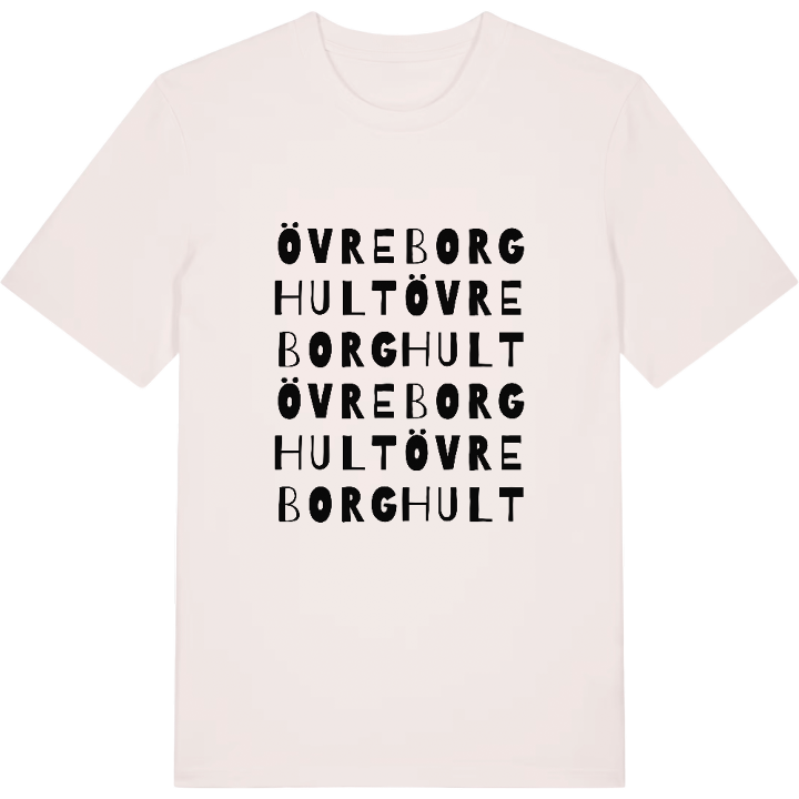 Övre Borghult ordlek t-shirt – t-shirt från PinShirt