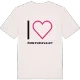 Jag älskar Övre Furufallet t-shirt stort tryck