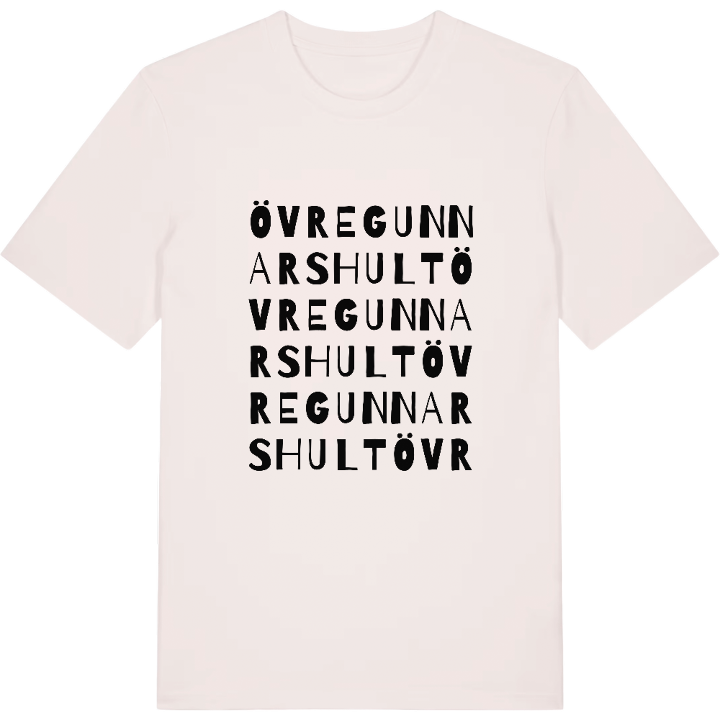 Övre Gunnarshult ordlek t-shirt – t-shirt från PinShirt