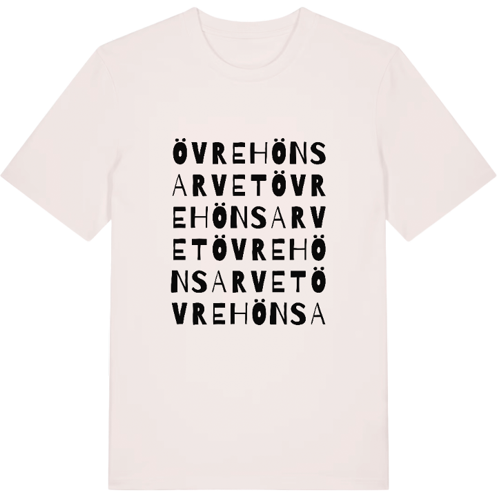 Övre Hönsarvet ordlek t-shirt – t-shirt från PinShirt