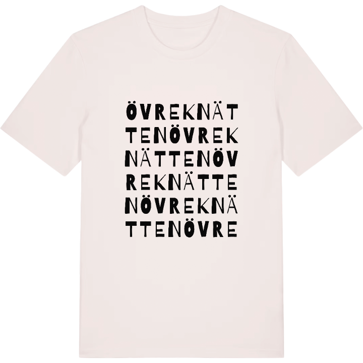 Övre Knätten ordlek t-shirt – t-shirt från PinShirt