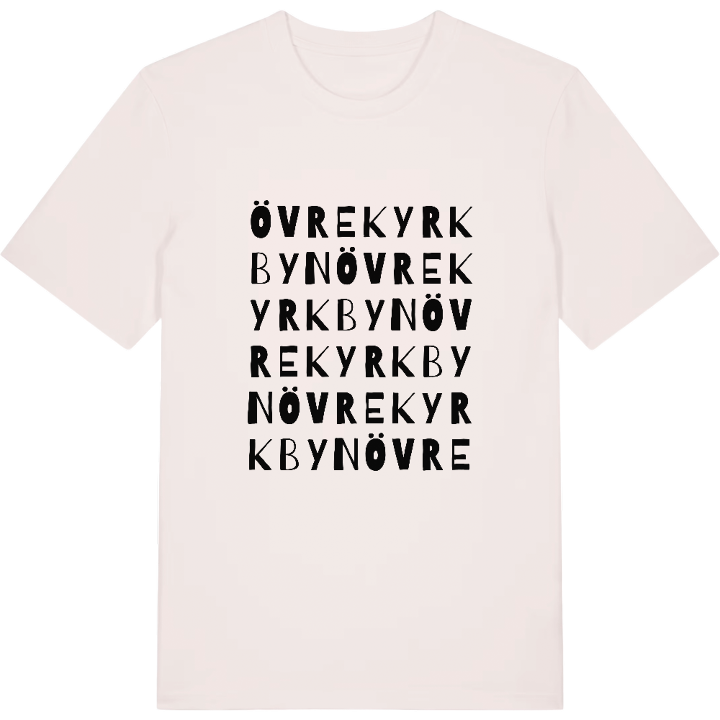 Övre Kyrkbyn ordlek t-shirt – t-shirt från PinShirt