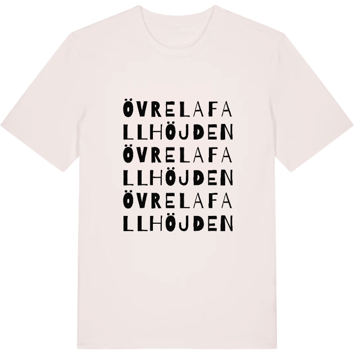 Övre Lafallhöjden ordlek t-shirt – t-shirt från PinShirt