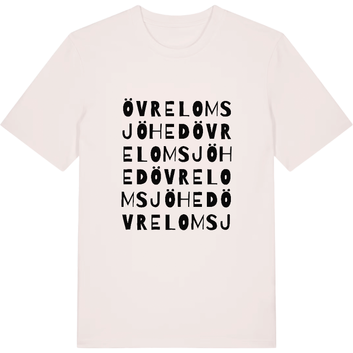 Övre Lomsjöhed ordlek t-shirt – t-shirt från PinShirt